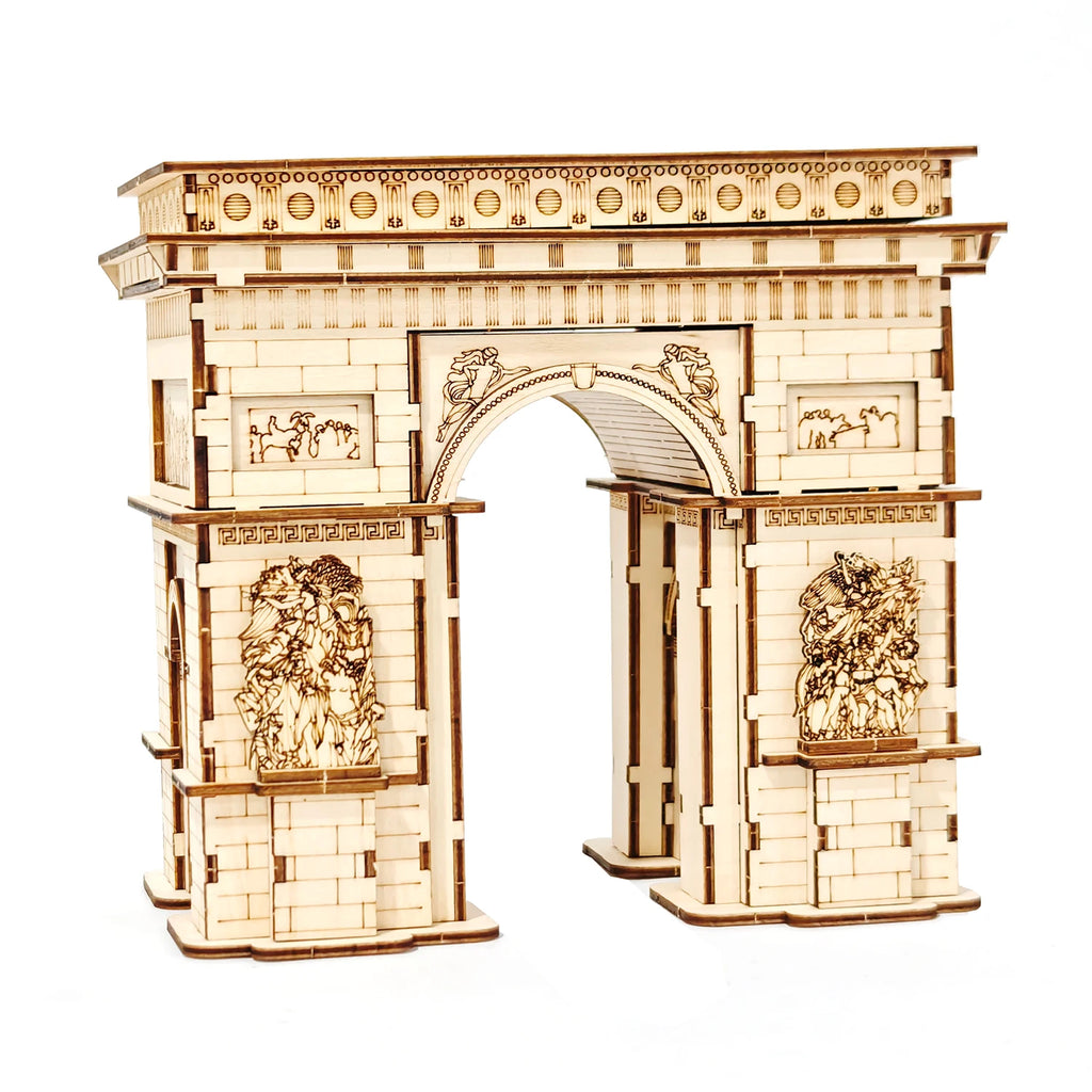 DIY 3D Wooden Puzzle Model - Arc de Triomphe