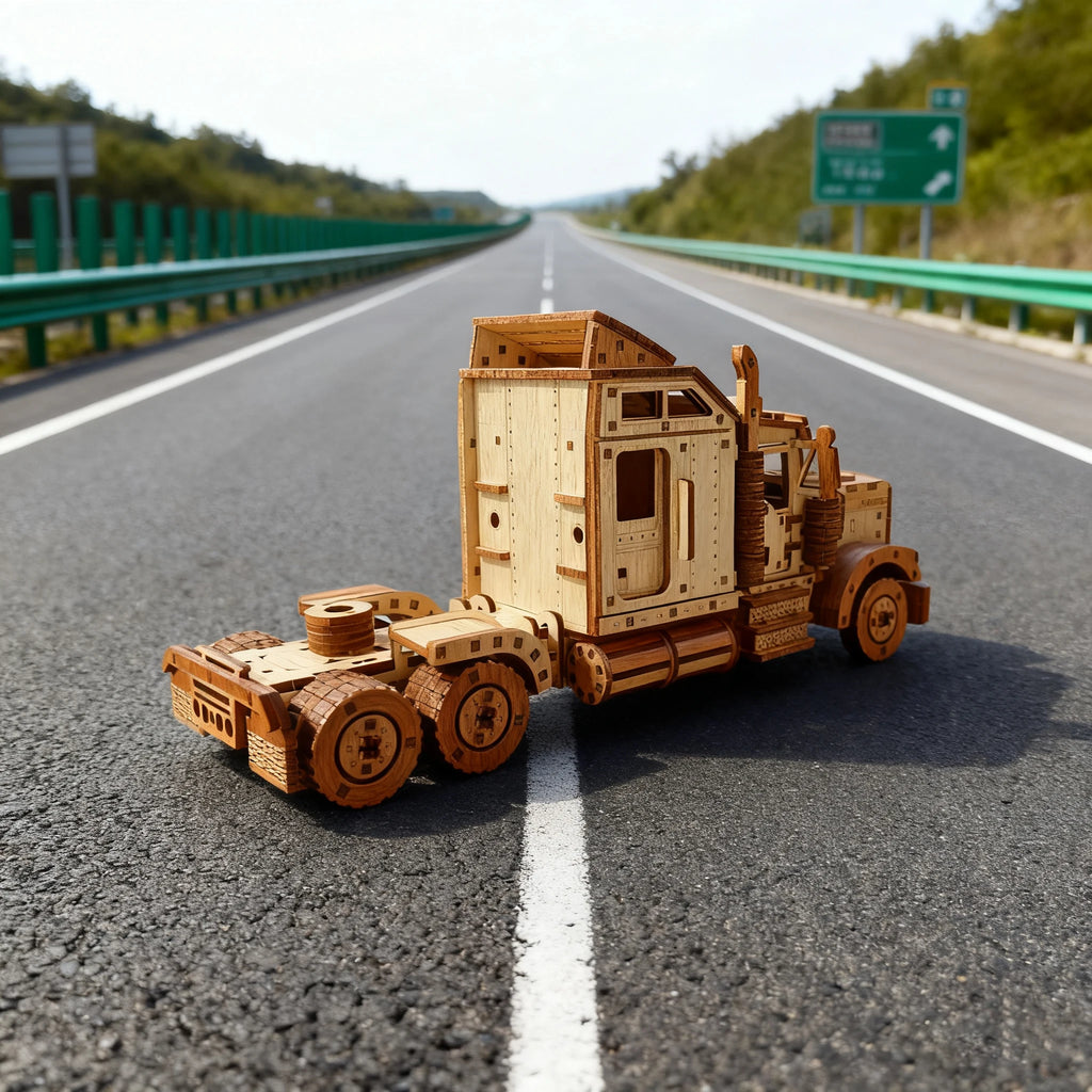 Classic American Truck 3D Wooden Puzzle