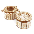 3D Puzzle DIY Wooden Mechanical Box Assembly