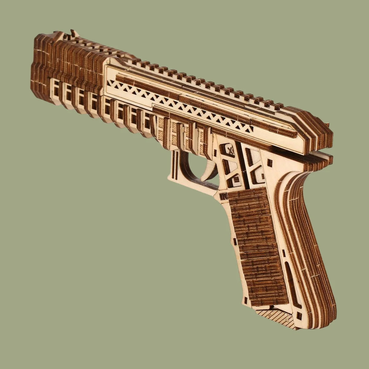 Sky Voyager Airship 3D Wooden Puzzle