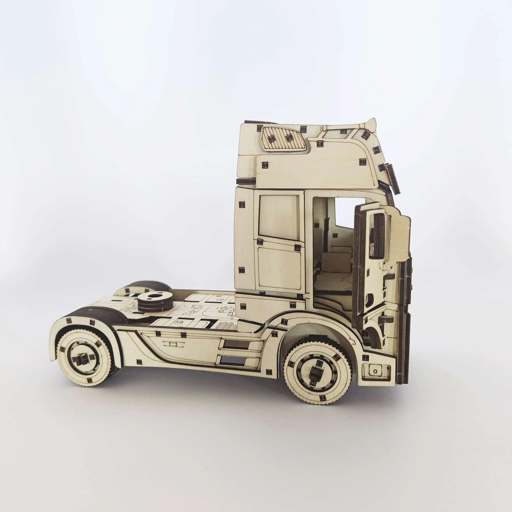 European Truck DIY 3D Wooden Puzzle