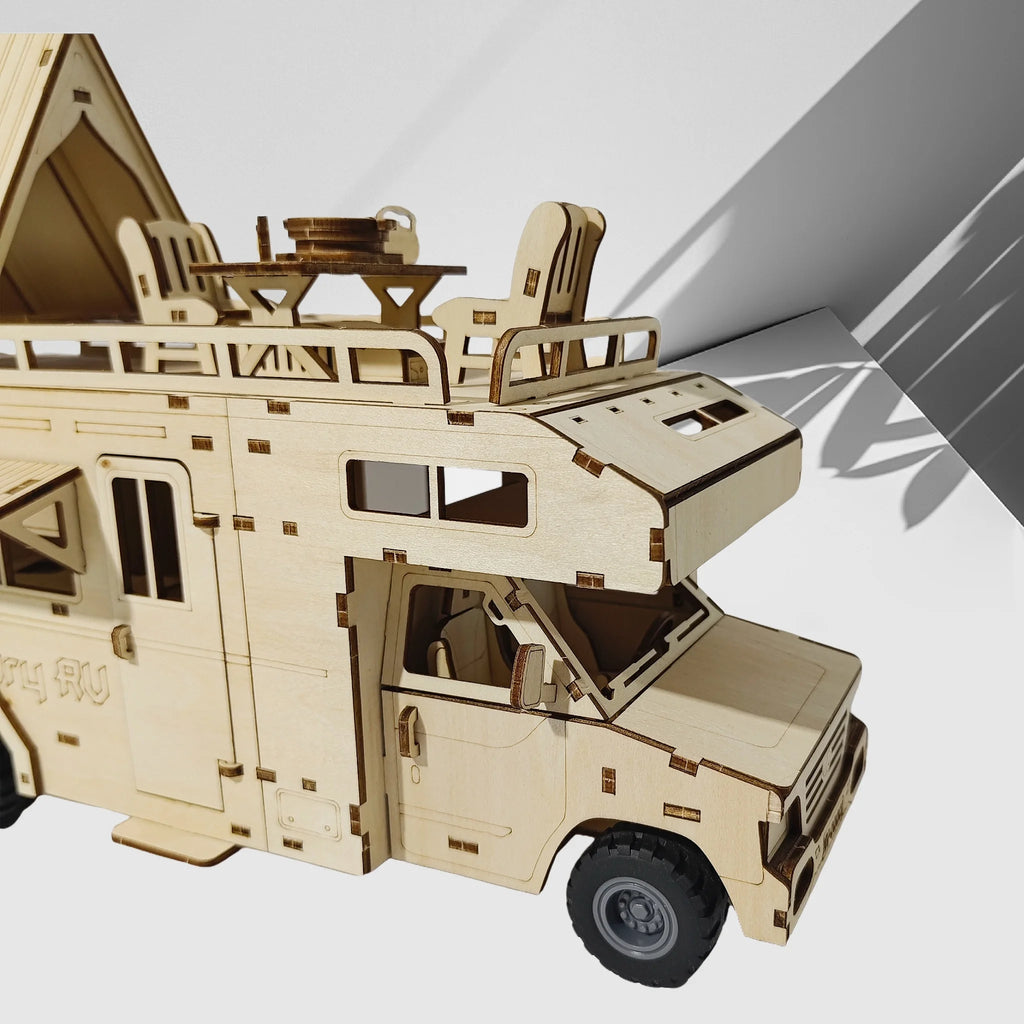 3D Wooden Puzzle DIY Camper Van Suitable for adults