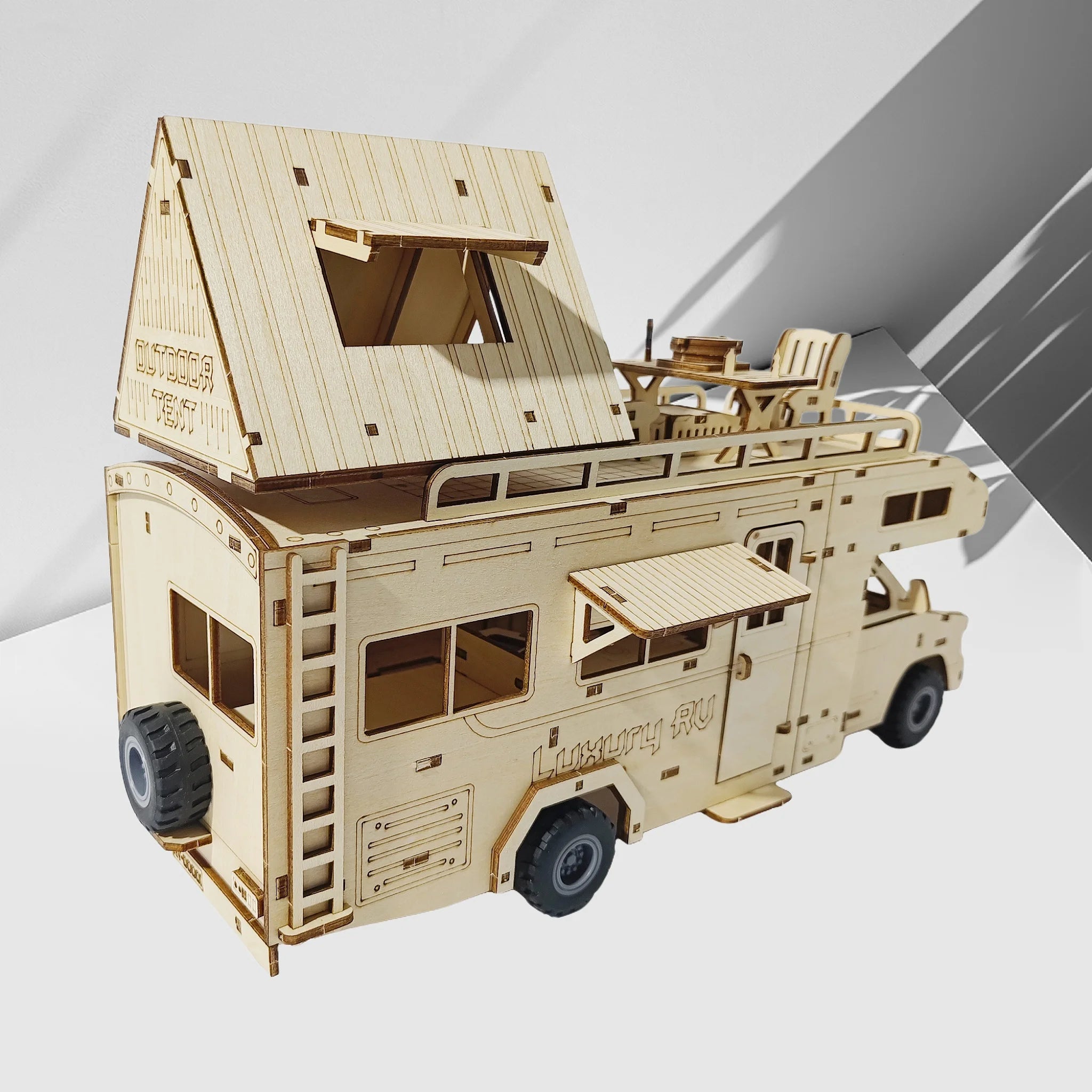 3D Wooden Puzzle DIY Camper Van Suitable for adults