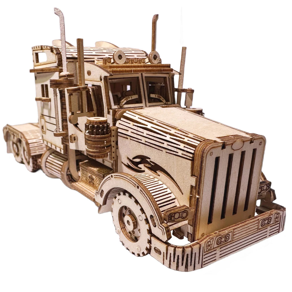 Truck 3D Car Wooden Puzzle Scale Model