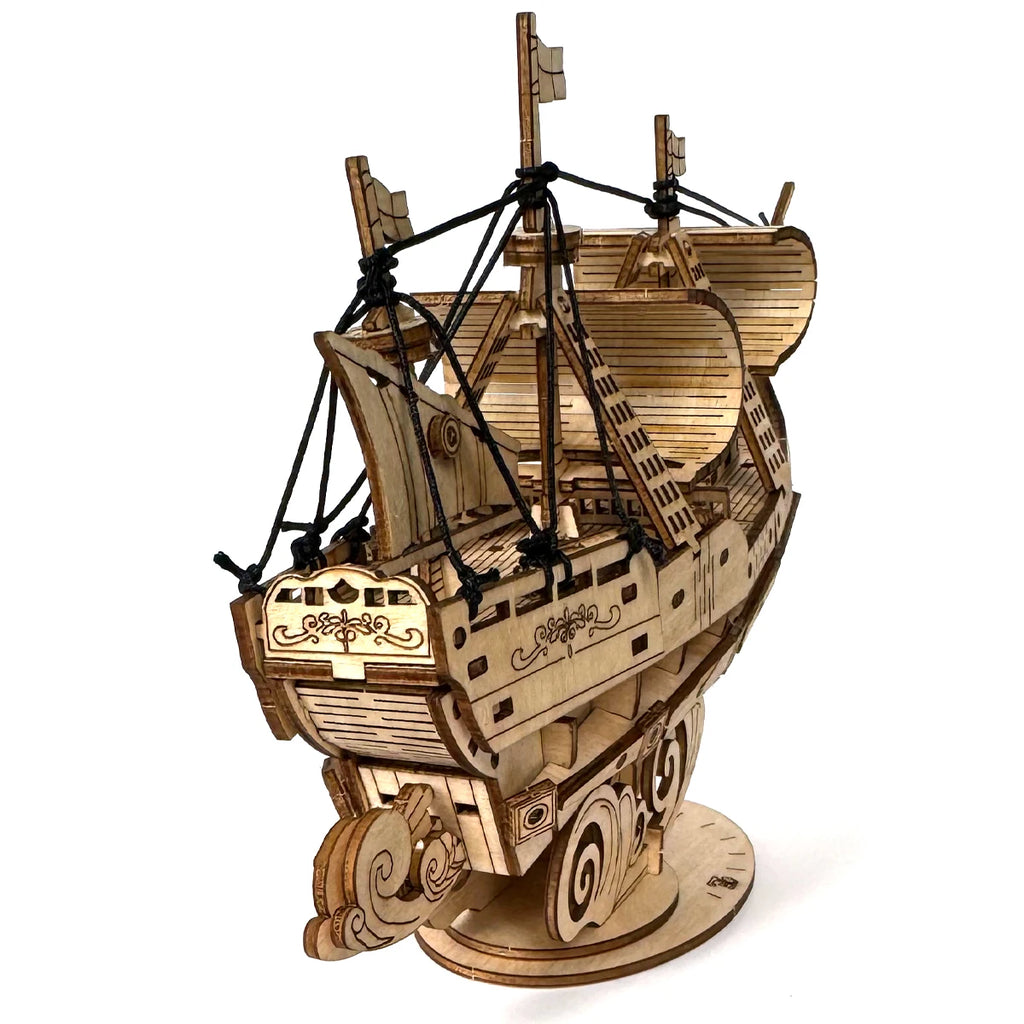Ocean Explorer Sailboat 3D Wooden Puzzle