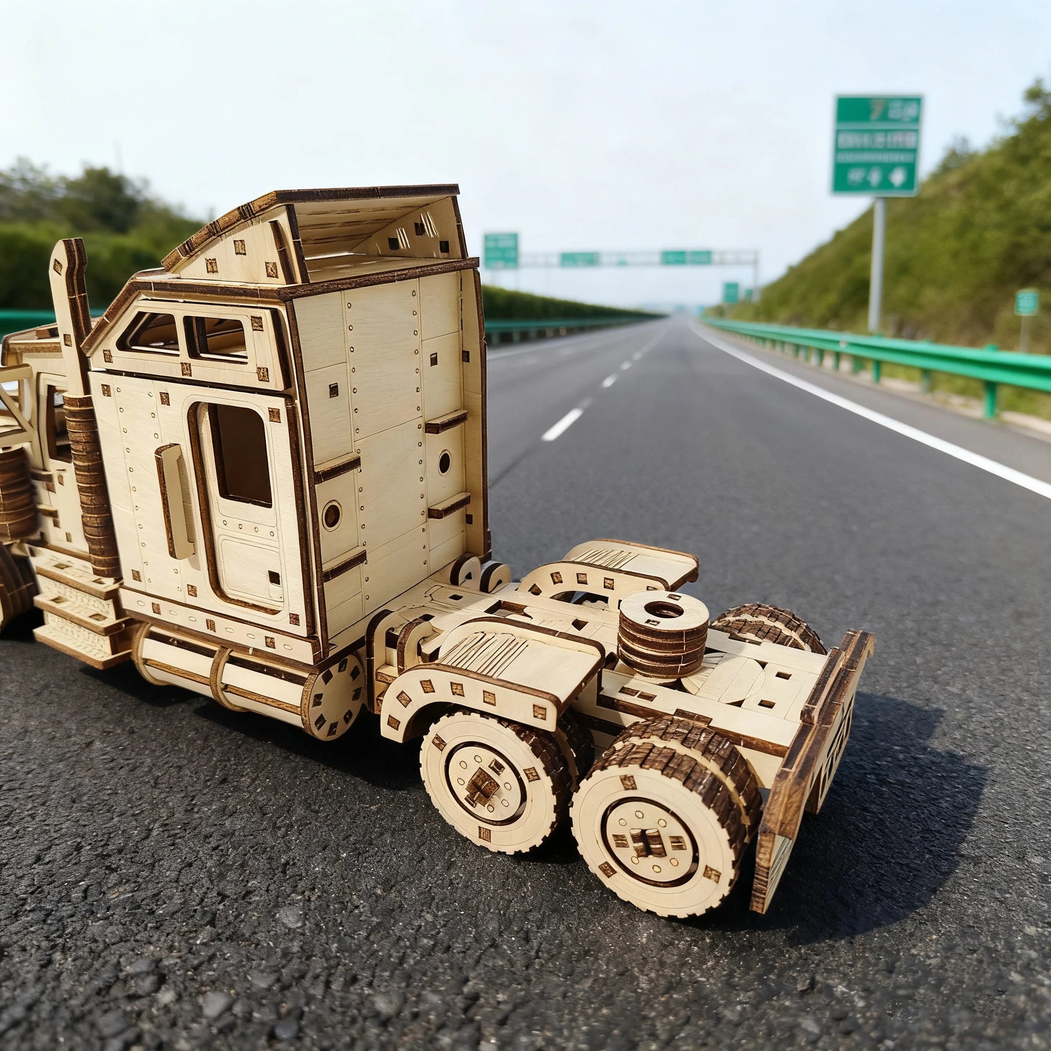 Classic American Truck 3D Wooden Puzzle