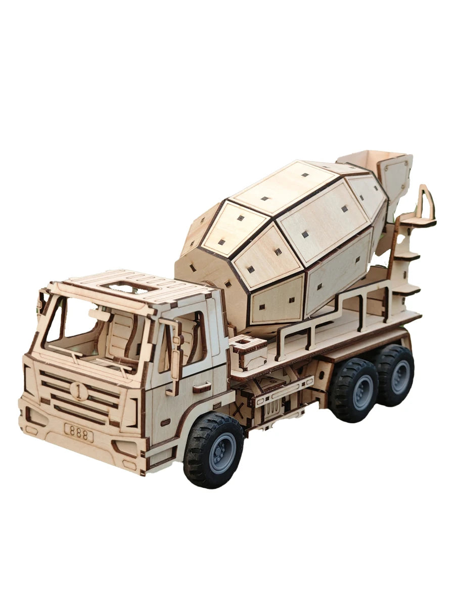 3D Wooden Jigsaw Airship Model Kit For Adult