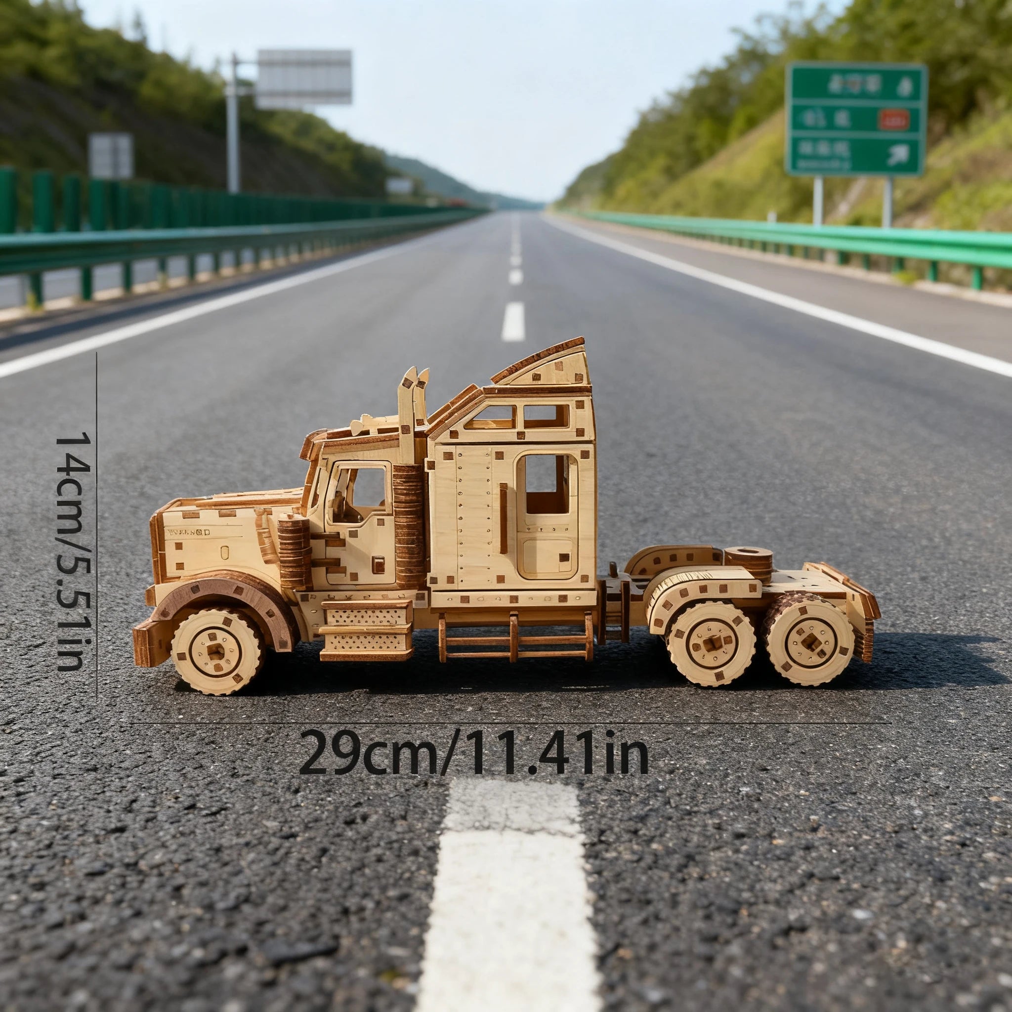 Classic American Truck 3D Wooden Puzzle