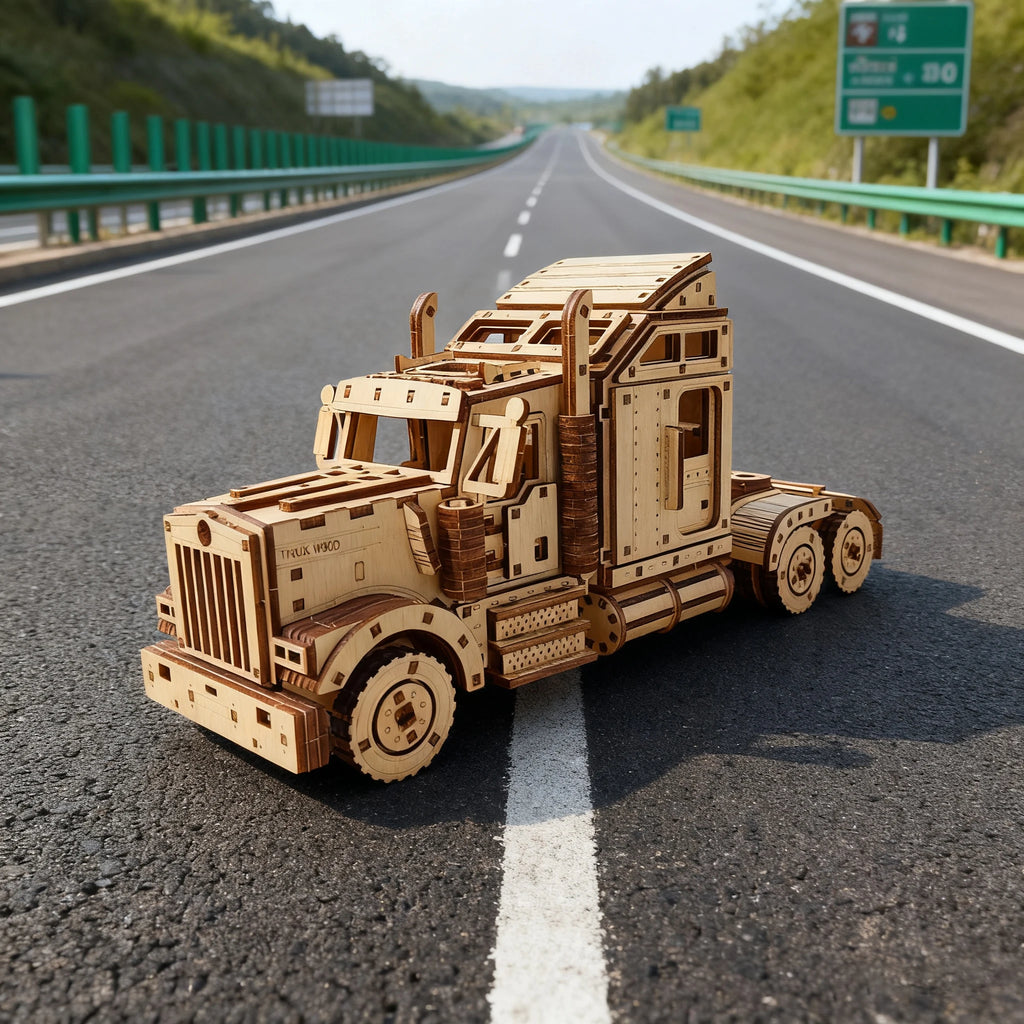 Classic American Truck 3D Wooden Puzzle