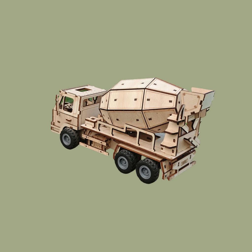 3D Wooden Jigsaw Airship Model Kit For Adult