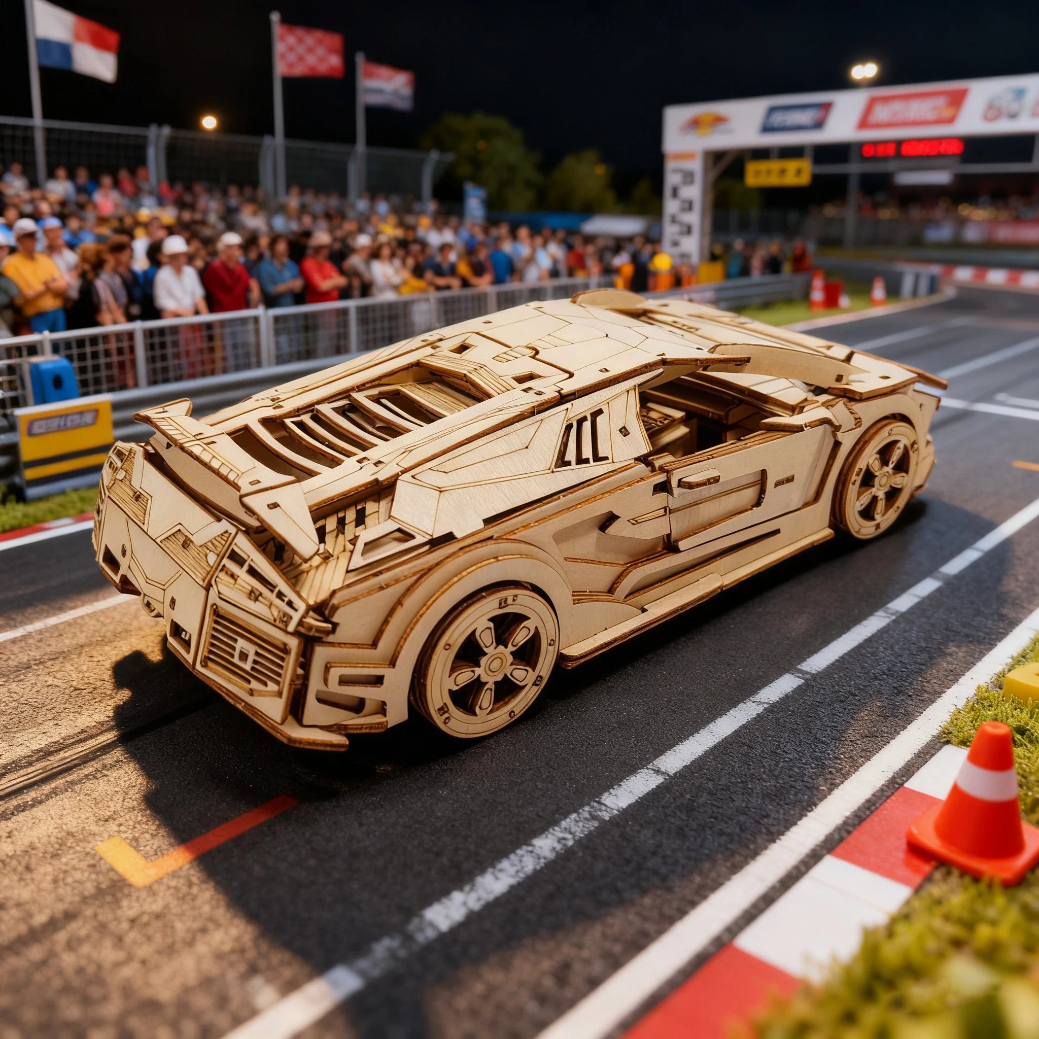 3D Wooden Puzzle Sports Car