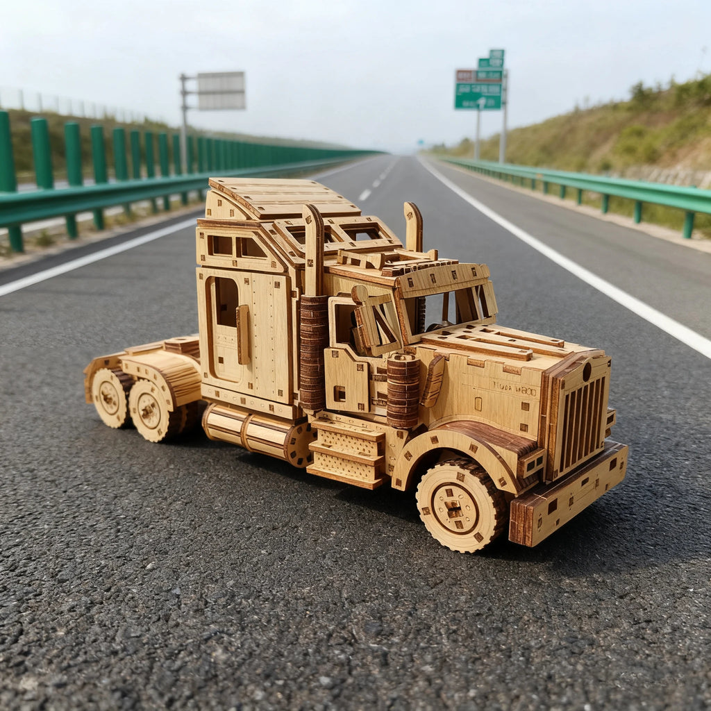 Classic American Truck 3D Wooden Puzzle