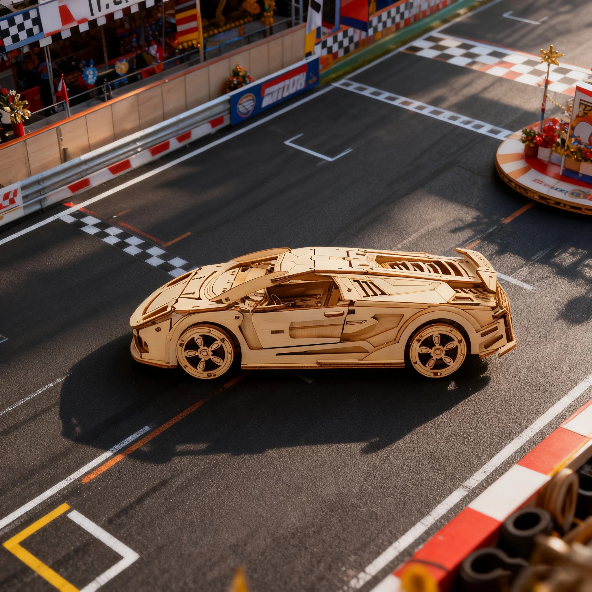 3D Wooden Puzzle Sports Car
