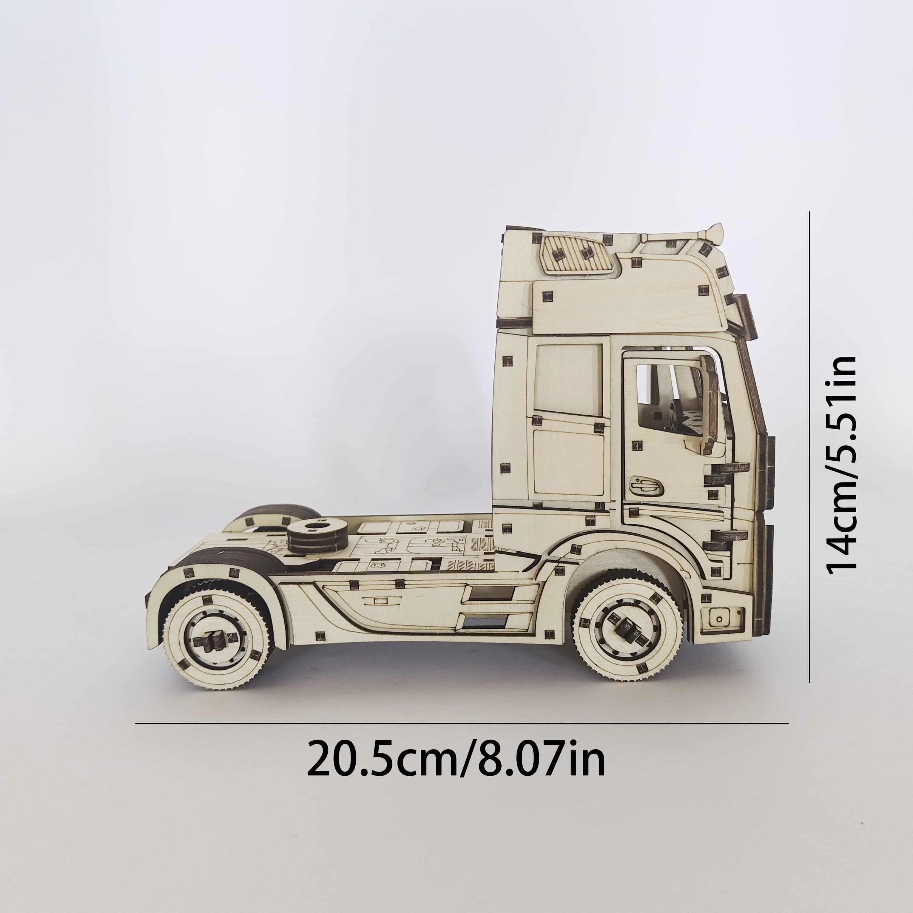 European Truck DIY 3D Wooden Puzzle