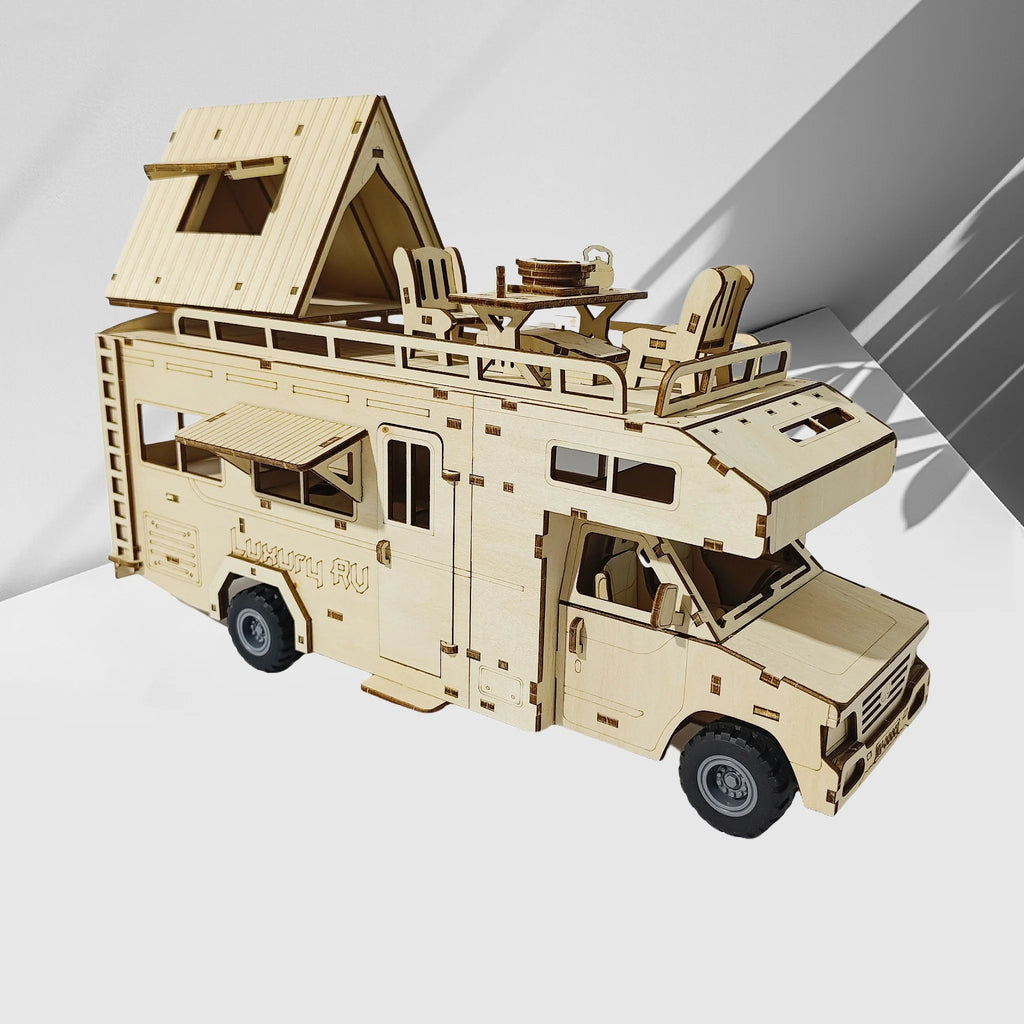3D Wooden Puzzle DIY Camper Van Suitable for adults