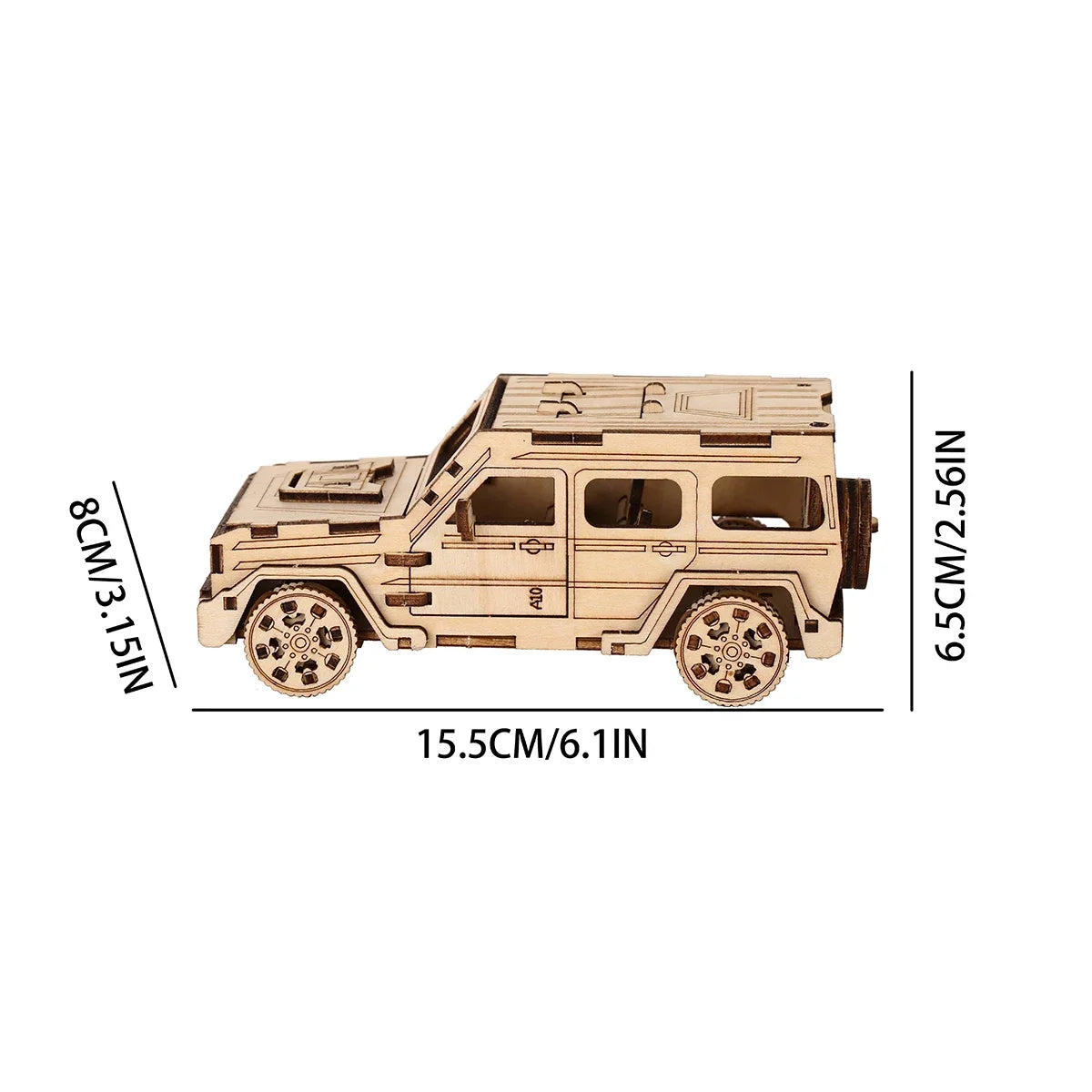 SUV 3D Car Wooden Puzzle,