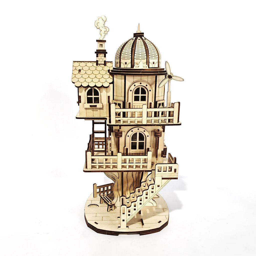 Enchanted Treehouse 3D Wooden Puzzle