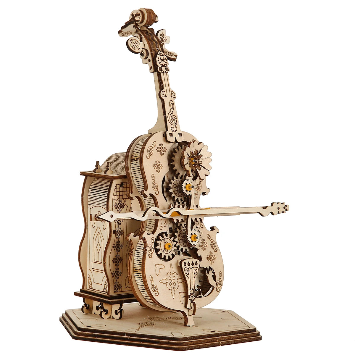 violoncello 3D Car Wooden Puzzle