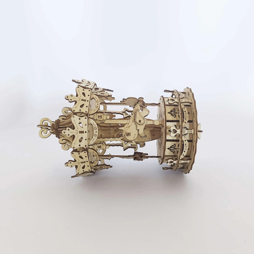 Troy Carousel Handmade DIY Craft Model