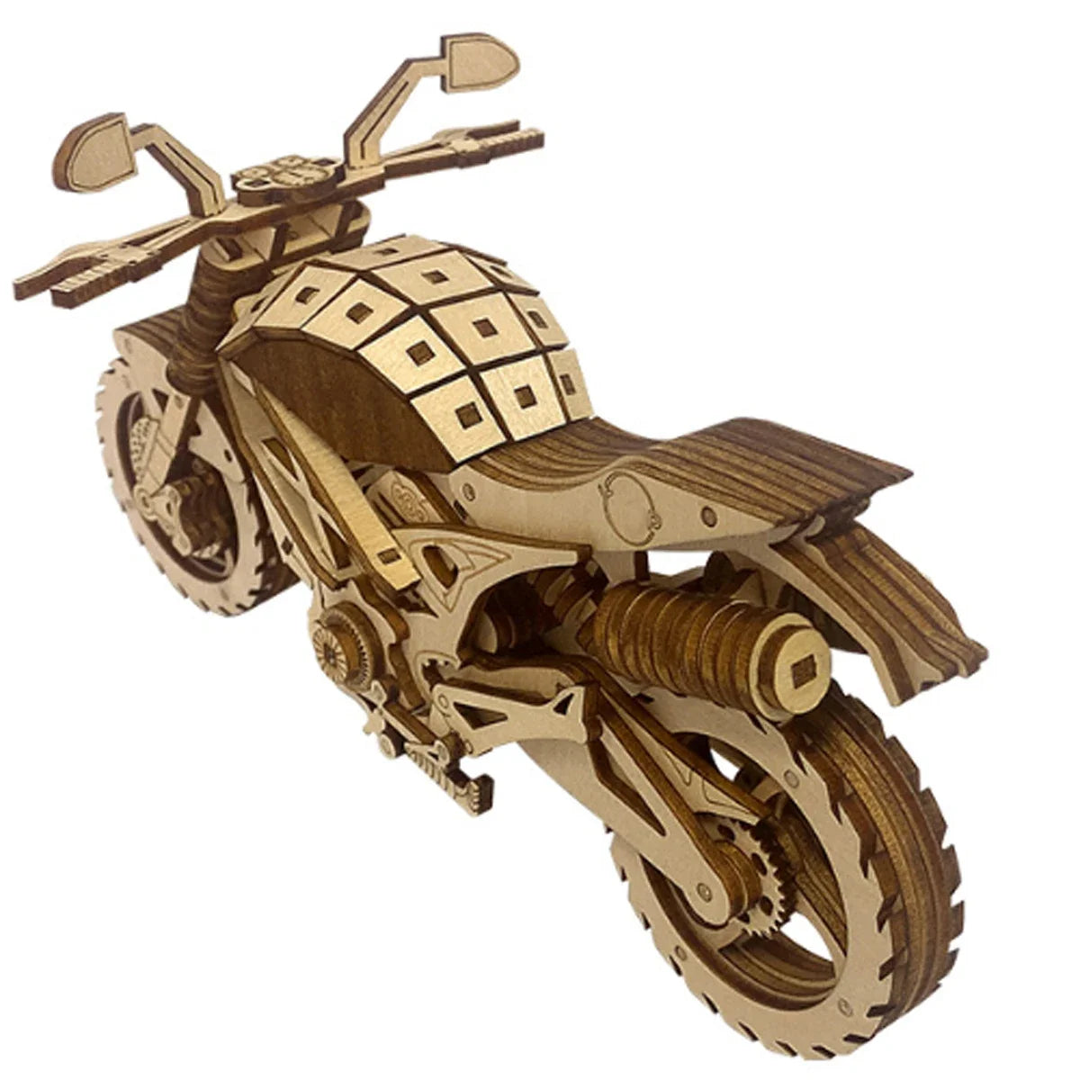 Motorcycle 3D Car Wooden Puzzle Scale Model