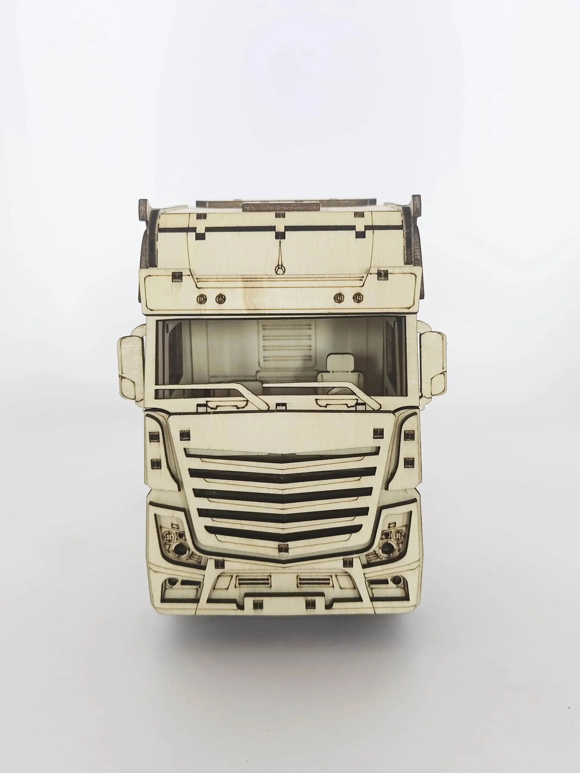 European Truck DIY 3D Wooden Puzzle