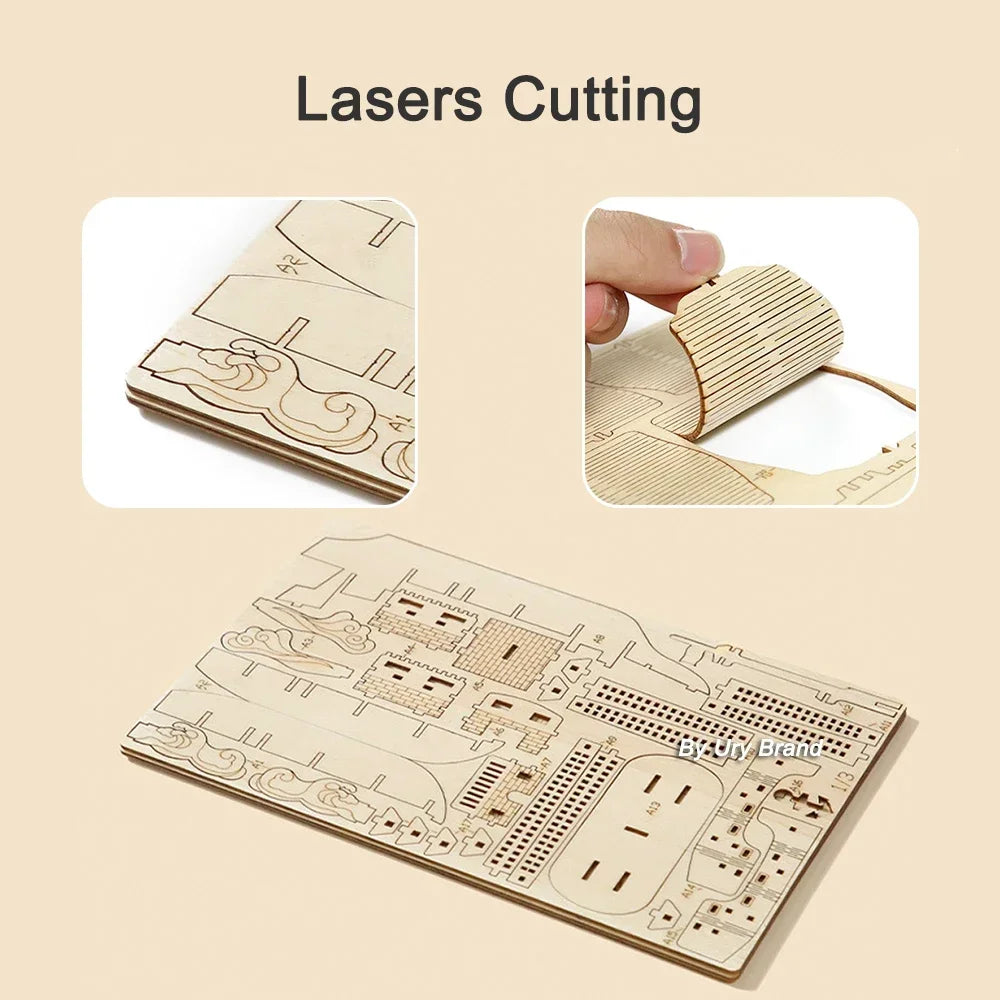 Majestic Ocean Vessel 3D Puzzle