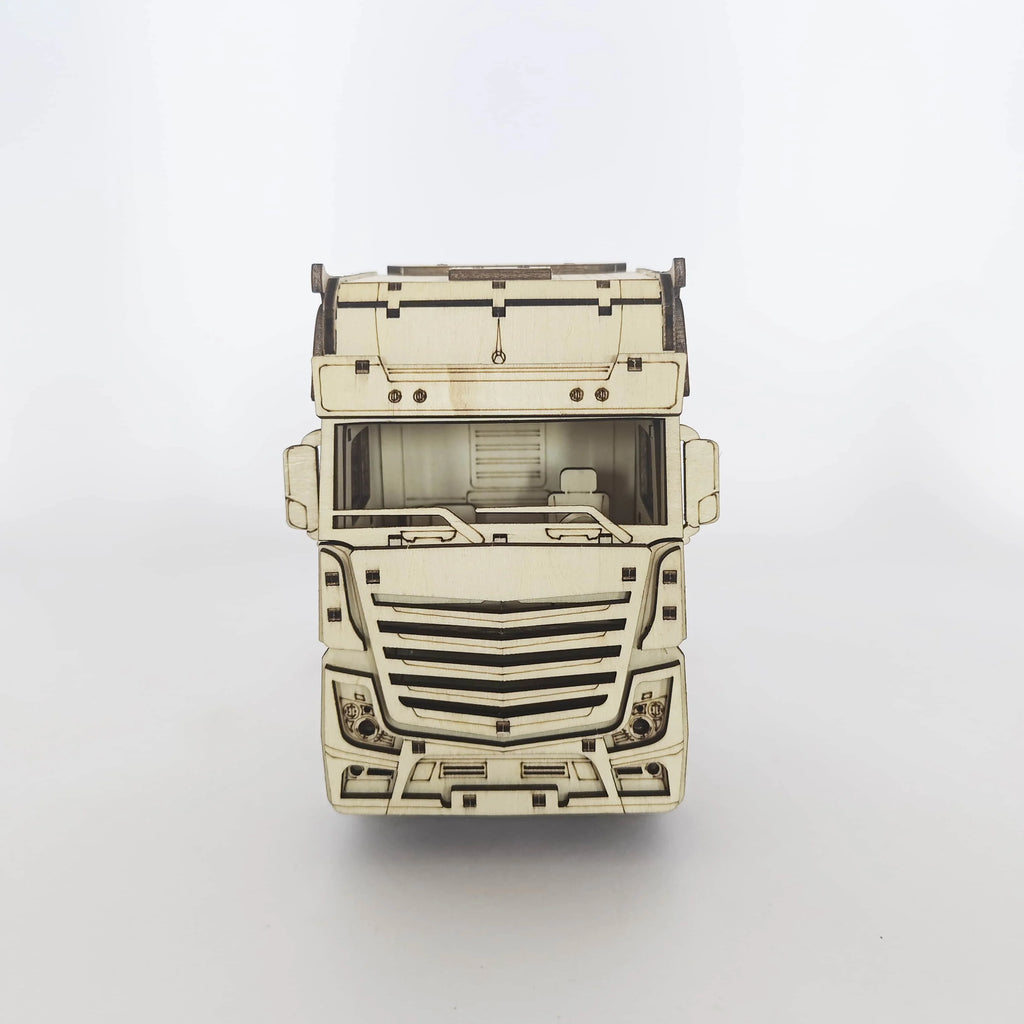 European Truck DIY 3D Wooden Puzzle