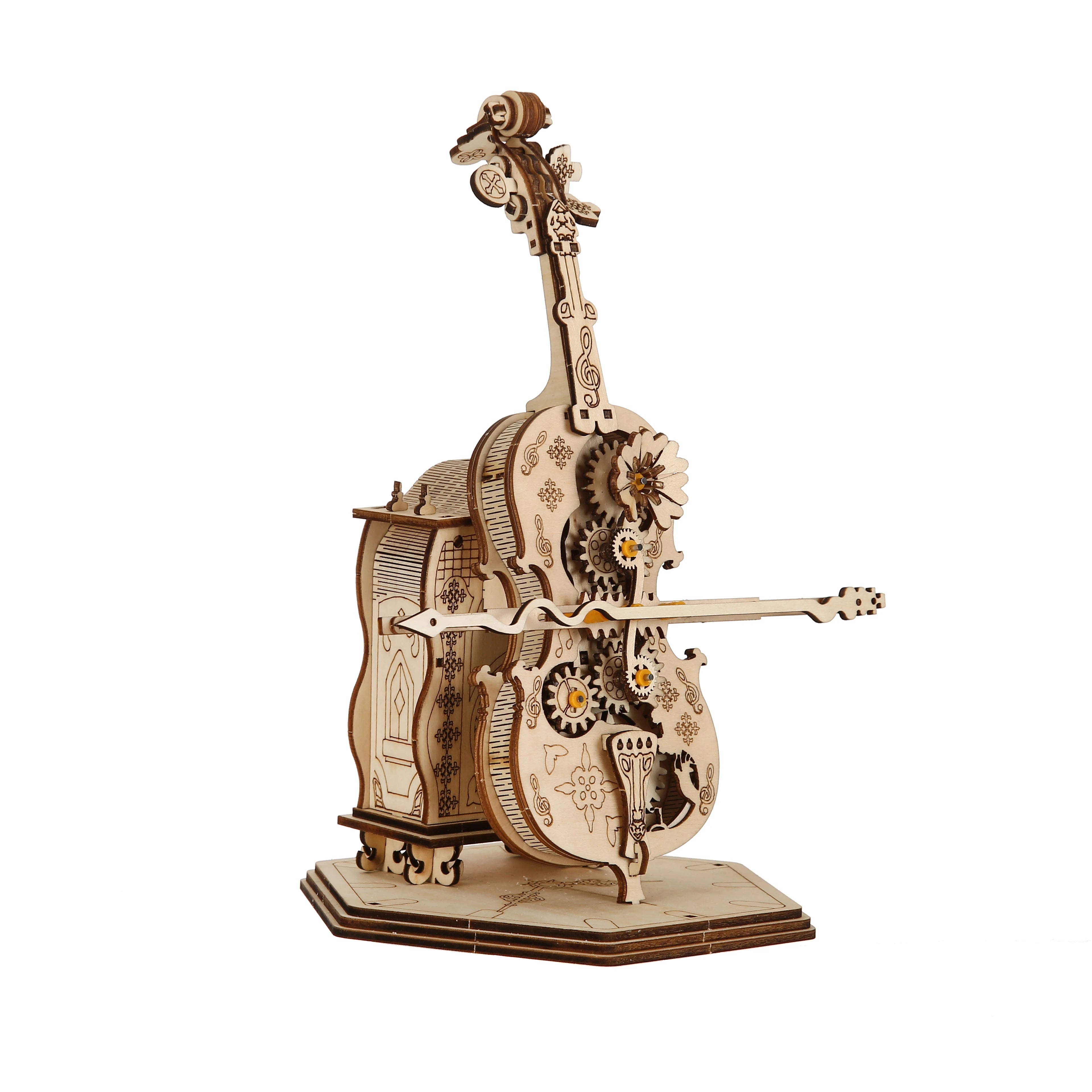 violoncello 3D Car Wooden Puzzle